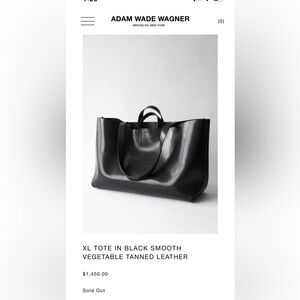 Adam Wagner leather tote